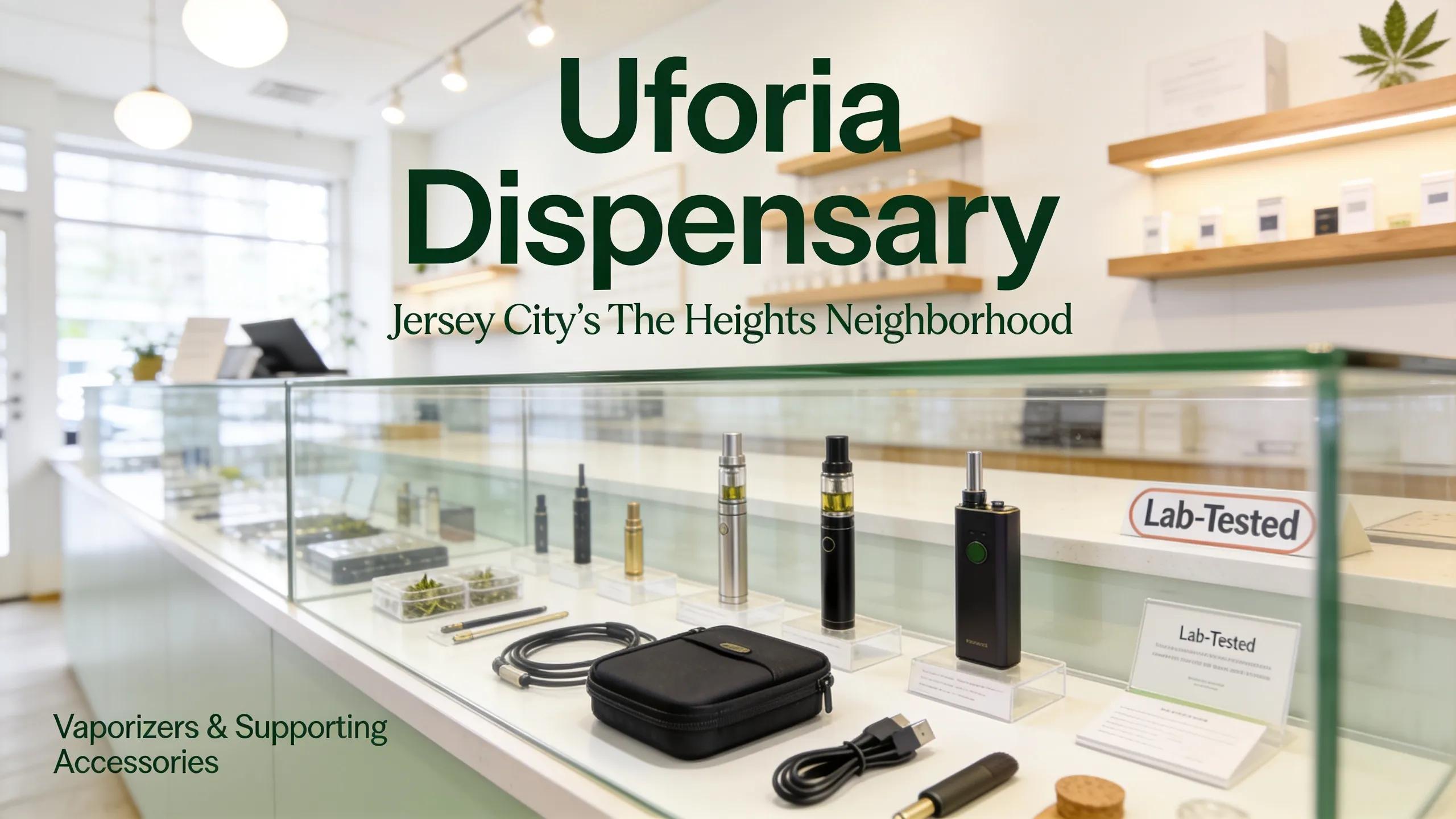 Uforia Dispensary in Jersey City's The Heights neighborhood carries lab-tested vaporizers and supporting accessories