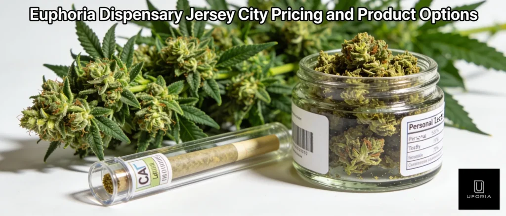 Uforia Dispensary Jersey City: cannabis flower, pre-roll, and product options with transparent pricing.