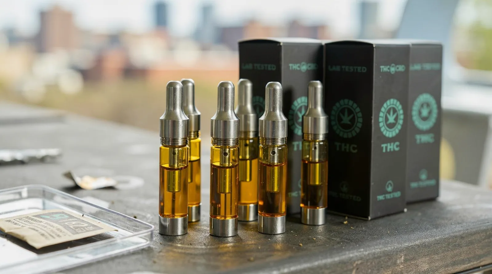 Cartridges are pre-filled containers that attach to a vape pen and typically contain refined THC