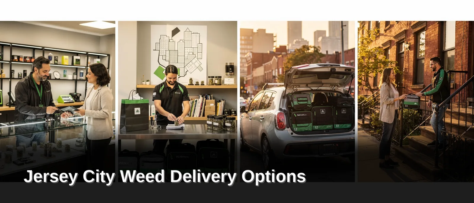 Five simple steps move an order from cart to doorstep across Jersey City. Uforia